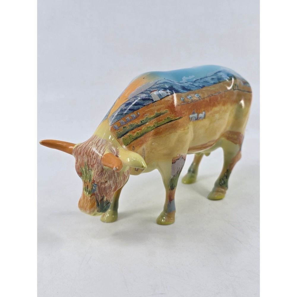 Cow Parade HOLDINGS CORPORATION Vincent Van Gogh #9174 Retired COW FIGURINE